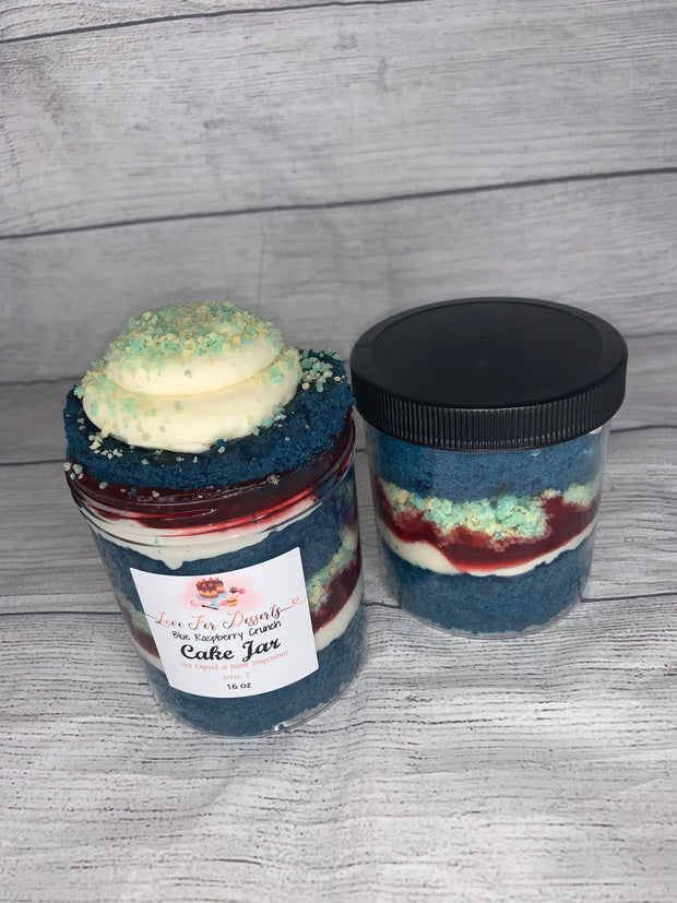 Blue Raspberry Cake Jar
