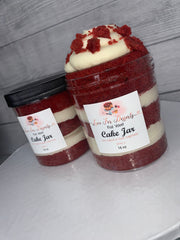 Red Velvet Cake Jar